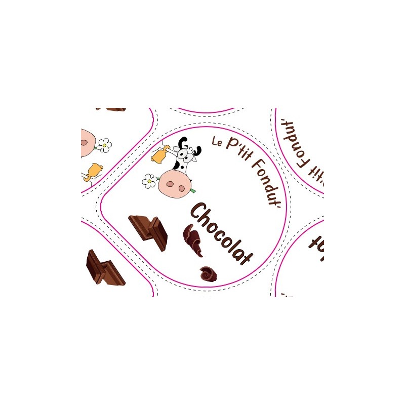 Opercules Alu 68.3mm CAMPUS PYRENEES Chocolat sc.pot carton gr.v -5cl