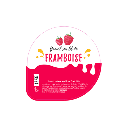 Opercule GAEC DU CARROIR 68.3 ALU Framboise sc.PP/PS/PET gr.Verm. Xcl
