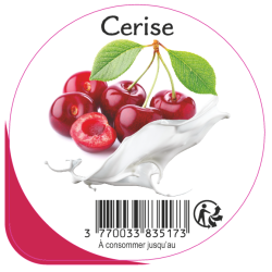 Opercule EARL GUERET 68.3 ALU Cerise 5cl scel PP/PS/PET gr.Vermisseau
