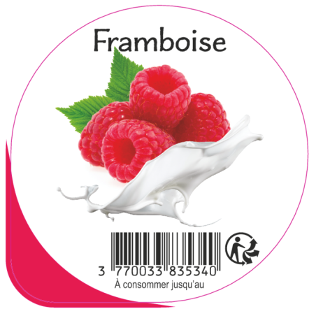 Opercule EARL GUERET 68.3 ALU Framboise 5cl scel PP/PS/PET gr.Vermisse