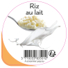 Opercule EARL GUERET 68.3 ALU Riz au lait 5cl scel PP/PS/PET gr.Vermis