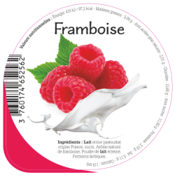 Opercule ST ULRICH 68.3 ALU Framboise scel PP/PS/PET gr.Vermisseau 5cl
