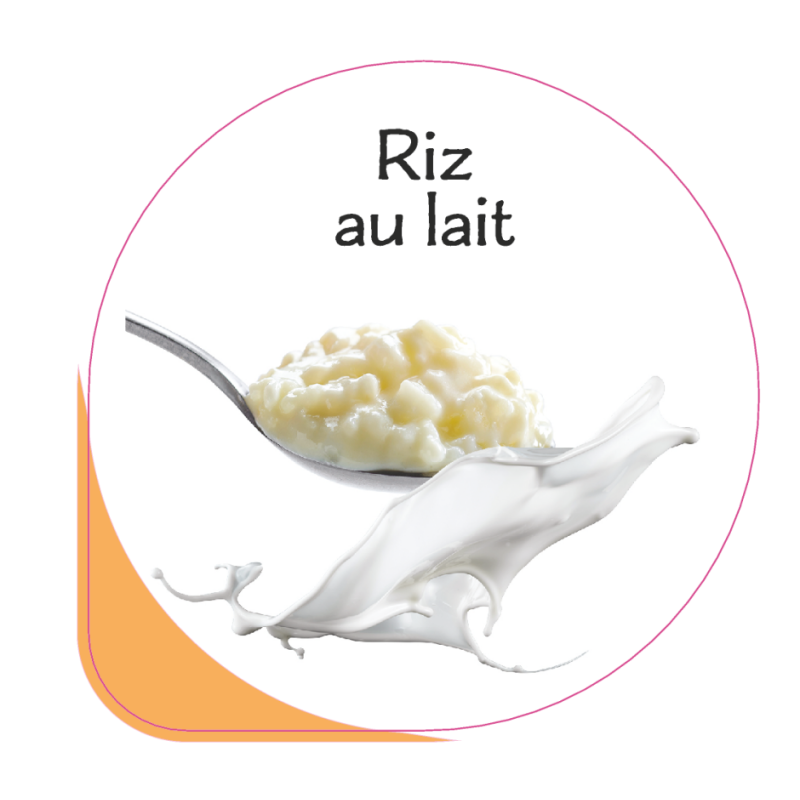 Opercules Ø68.3mm Aluminum imprimés Gourmandise Riz au Lait