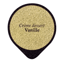 Opercules Ø68.3mm Aluminium imprimés crème dessert vanile