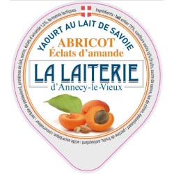 Opercule LAITERIE ANNECY abricot amande 68.3 - quadri