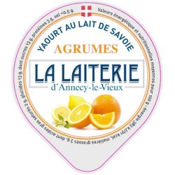 Opercule LAITERIE ANNECY Agrumes 68.3 - quadri