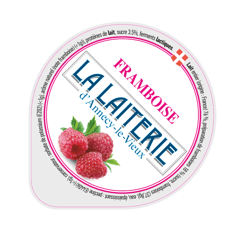 Opercule LAITERIE ANNECY framboise 68.3 5cl V3