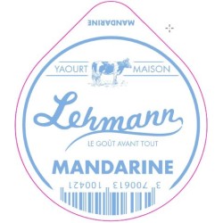 Opercules LEHMANN 68.3 ALU bi-couche mandarine scellage PP/PS gr. verm