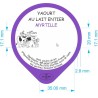 Opercules LAIT P'TITS LOUPS 68.3 ALU Myrtille 3 cl
