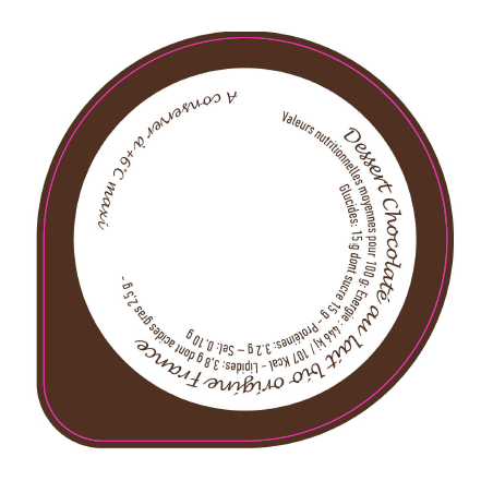 Opercules LA TOURETTE 68.3 ALU dessert chocolaté 2 couleurs
