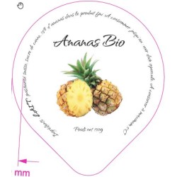 Opercules Maison du Fromage 68.3 ALU Ananas Bio 5cl