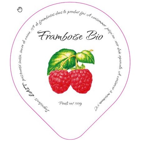 Opercules Maison du Fromage 68.3 ALU Framboise Bio 5 cl