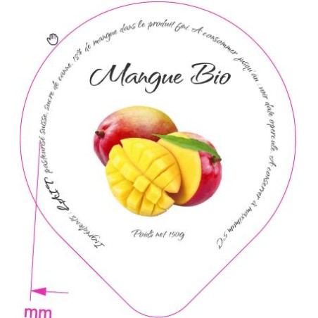 Opercules Maison du Fromage 68.3 ALU Mangue Bio 5 cl