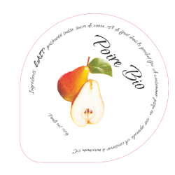 Opercules Maison du Fromage 68.3 ALU Poire Bio 5cl