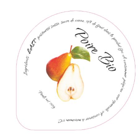 Opercules Maison du Fromage 68.3 ALU Poire Bio 5cl