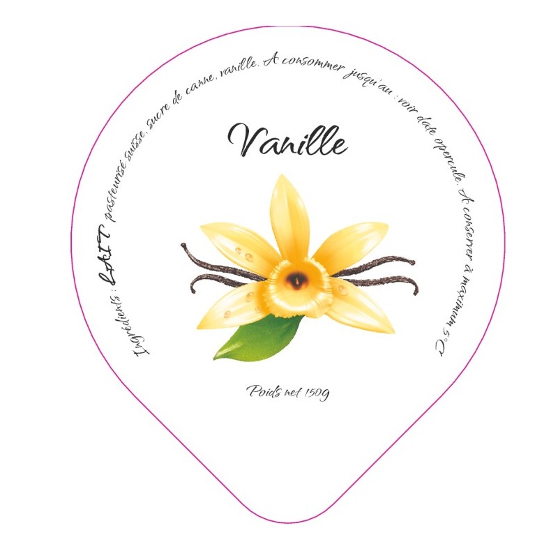 Opercules Maison du Fromage 68.3 ALU Vanille Bio 5 cl