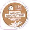 Opercule FERME DE LA MARQUE 68.3 ALU Arom. Vanille PP/PS/PET gr.Verm L