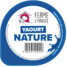 Opercule FERME DE LA MARQUE 68.3 ALU Nature sc.PP/PS/PET gr.Verm Lang.