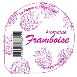 Opercule FERME DU MEZANEAU 68.3 ALU Aromatisé framboise sc.PP/PS/PET