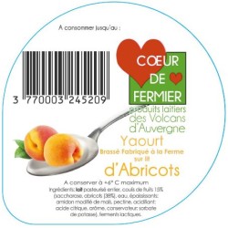 Opercules PUY BANSON 68.3 ALU brassé abricots lang. scell.PP gr. verm