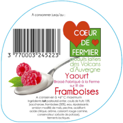 Opercules PUY BANSON 68.3 ALU brassé framboises lang scell.PP gr. ver