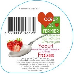 Opercules PUY BANSON 68.3 ALU brassé fraises languette scell.PP gr.ve