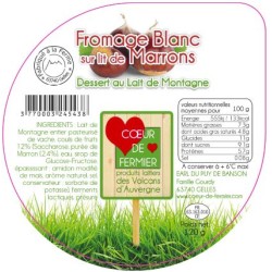 Opercules PUY BANSON 95.5 ALU Fromage Blanc Marron V4 6 cl