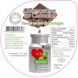 Opercules PUY BANSON 95.5 ALU Gourmandine Chocolat V2 6cl