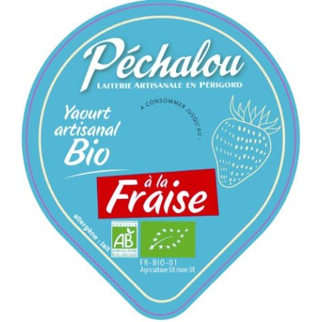 Opercule PECHALOU 68.3 ALU bio fraise