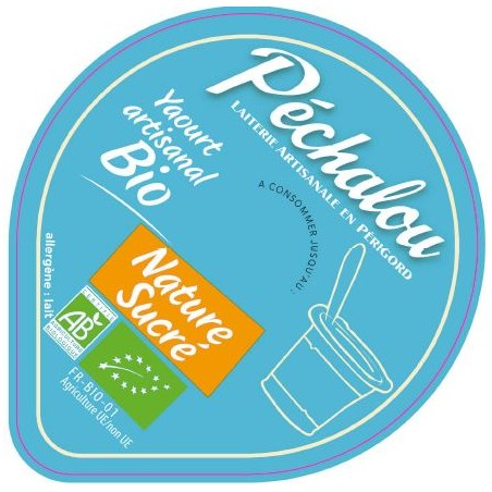 Opercule PECHALOU 68.3 ALU bio nature sucré V2 - 5 coul.