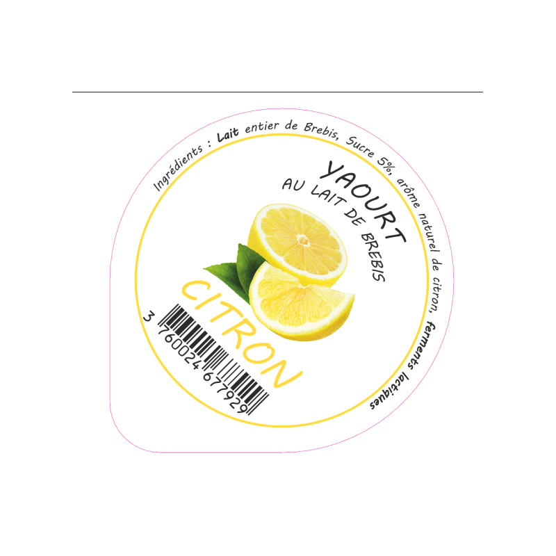 Opercules Ferme des Pins 68.3 Alu Citron 6cl