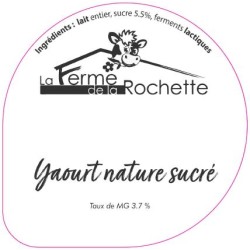 Opercules Ferme de la ROCHETTE Ø68.3 Alu Nature Sucré 2CL