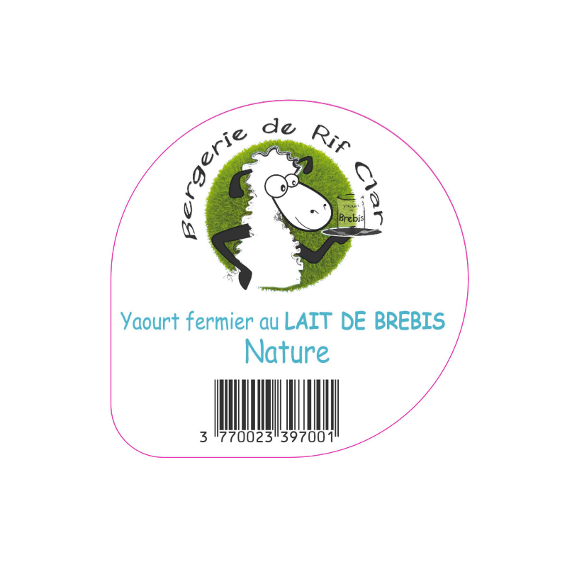 Opercule RIF CLAR 68.3 ALU Nature sc.PP/PS/PET gr.Vermisseau 5 cl