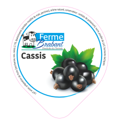 Opercule Ferme Brabant 68.3 ALU Cassis sc.PP/PS/PET gr.Verm 5cl