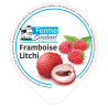 Opercule Ferme Brabant 68.3 ALU Framboise Litchi sc.PP/PS/PET gr.Verm