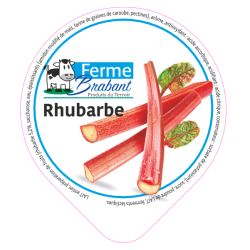 Opercule Ferme Brabant 68.3 ALU Rhubarbe sc.PP/PS/PET gr.Verm 5cl