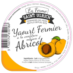 Opercules ST ULRICH 68.3 ALU abricot 5cl code barre