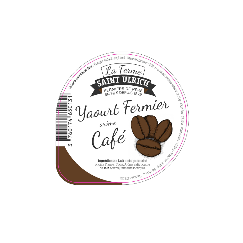 Opercules ST ULRICH 68.3 ALU arôme café 3 cl V3 code barre