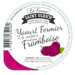 Opercules ST ULRICH 68.3 ALU framboise 4 cl code barre