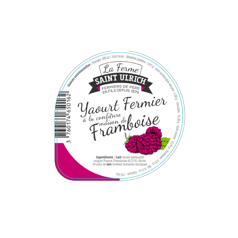 Opercules ST ULRICH 68.3 ALU framboise 4 cl code barre