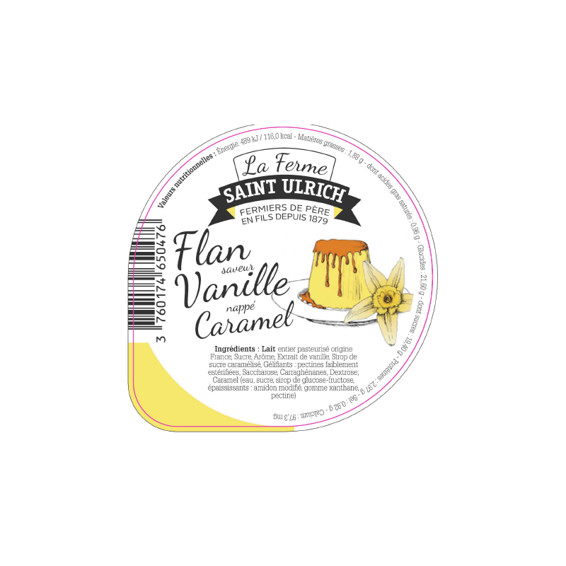 Opercules ST ULRICH 68.3 ALU flan café V3 4 cl code barre