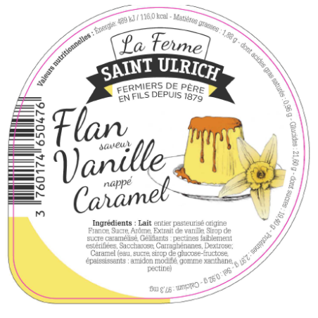 Opercules ST ULRICH 68.3 ALU flan café V3 4 cl code barre