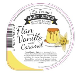 Opercules ST ULRICH 68.3 ALU flan vanille caramel V3 5 cl