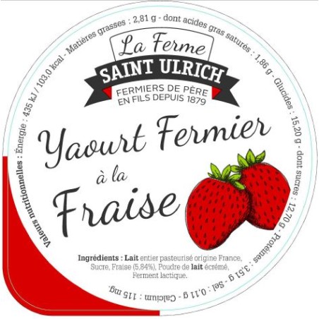 Opercules ST ULRICH 68.3 ALU fraise 4 cl