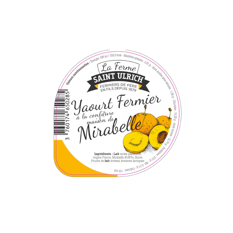 Opercules ST ULRICH 68.3 ALU mirabelle 5cl code barre