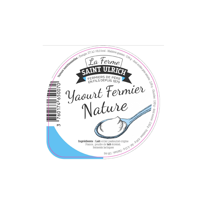 Opercules ST ULRICH 68.3 ALU nature 3 cl barre code