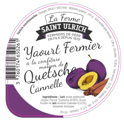 Opercules ST ULRICH 68.3 ALU quetsche cannelle 5 cl code barre