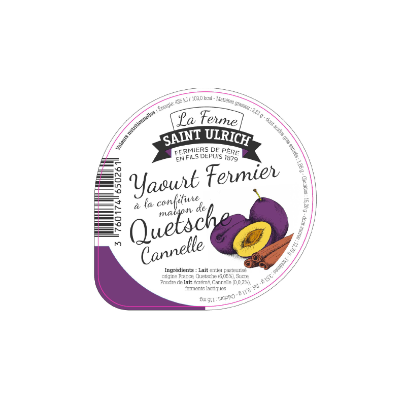 Opercules ST ULRICH 68.3 ALU quetsche cannelle 5 cl code barre