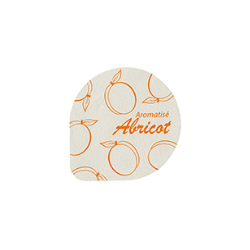 Opercules Ø68.3mm Aluminium imprimés aromatisés abricot