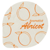 Opercules Ø68.3mm Aluminium imprimés aromatisés abricot